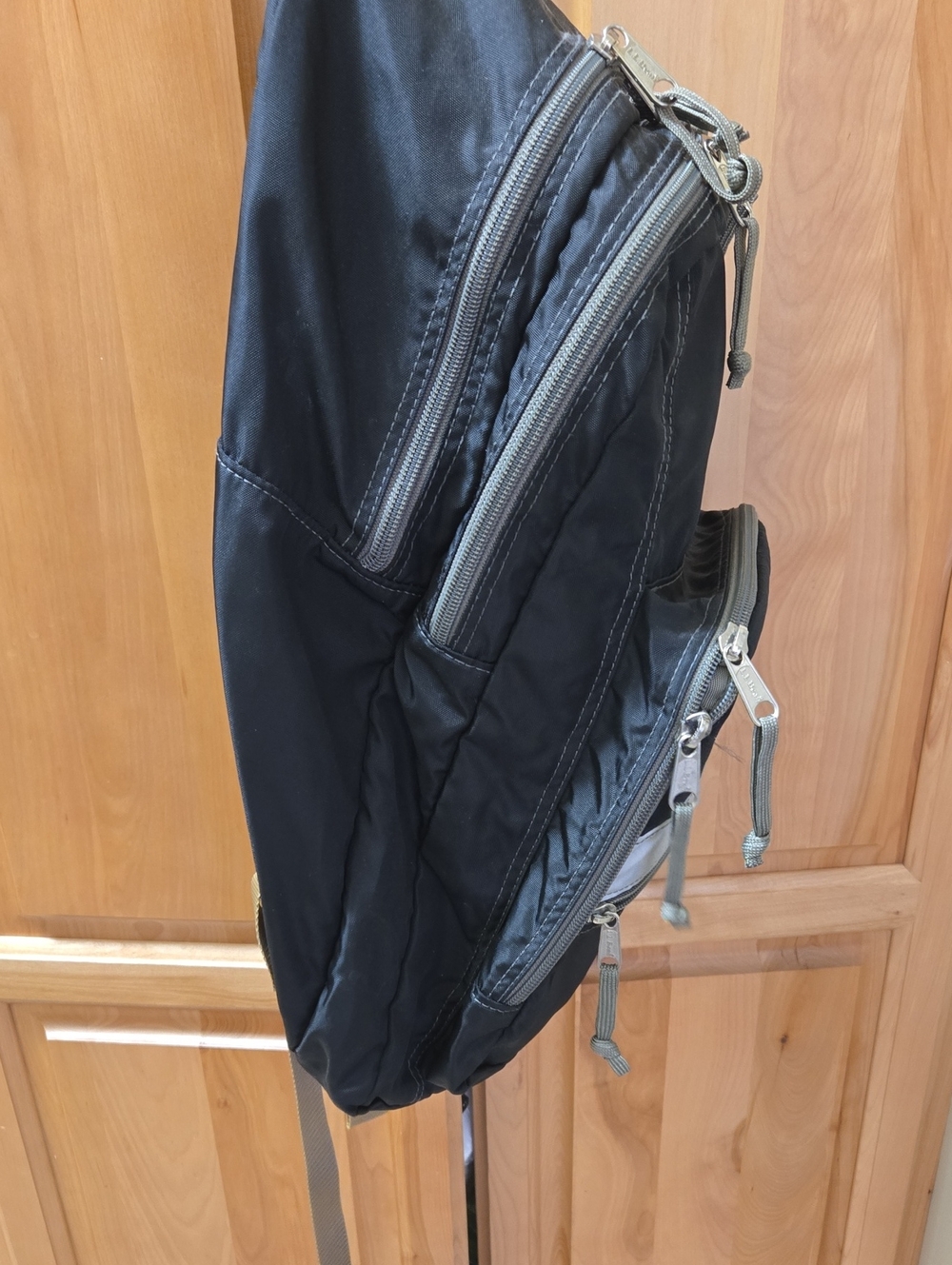 L.L. Bean Black Backpack with Gray Accent - Picture 9 of 9